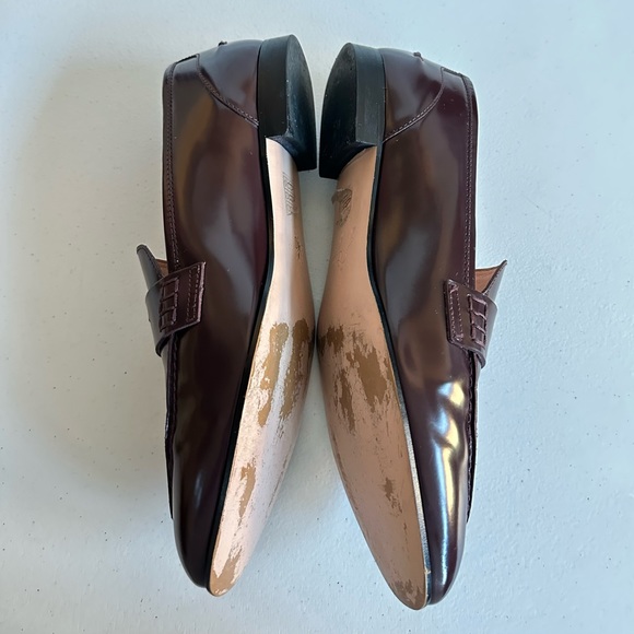 J. Crew Academy Penny Loafers Burnished Beet Sz 11 - Picture 10 of 15